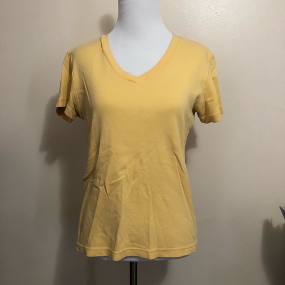 Regatta Yellow V-Neck Top (M) - Picture 2 of 6